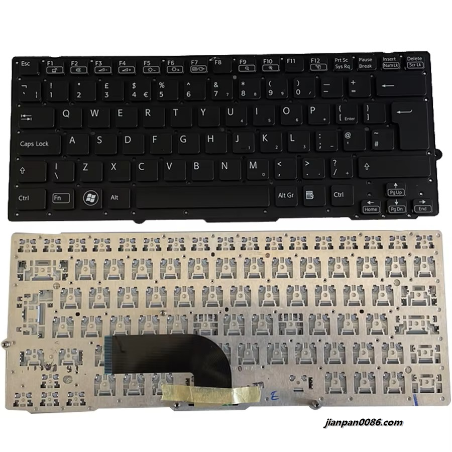 Picture of Original New UK Language For Sony VPC-SD Black Laptop Keyboard PN148949781 3PE439