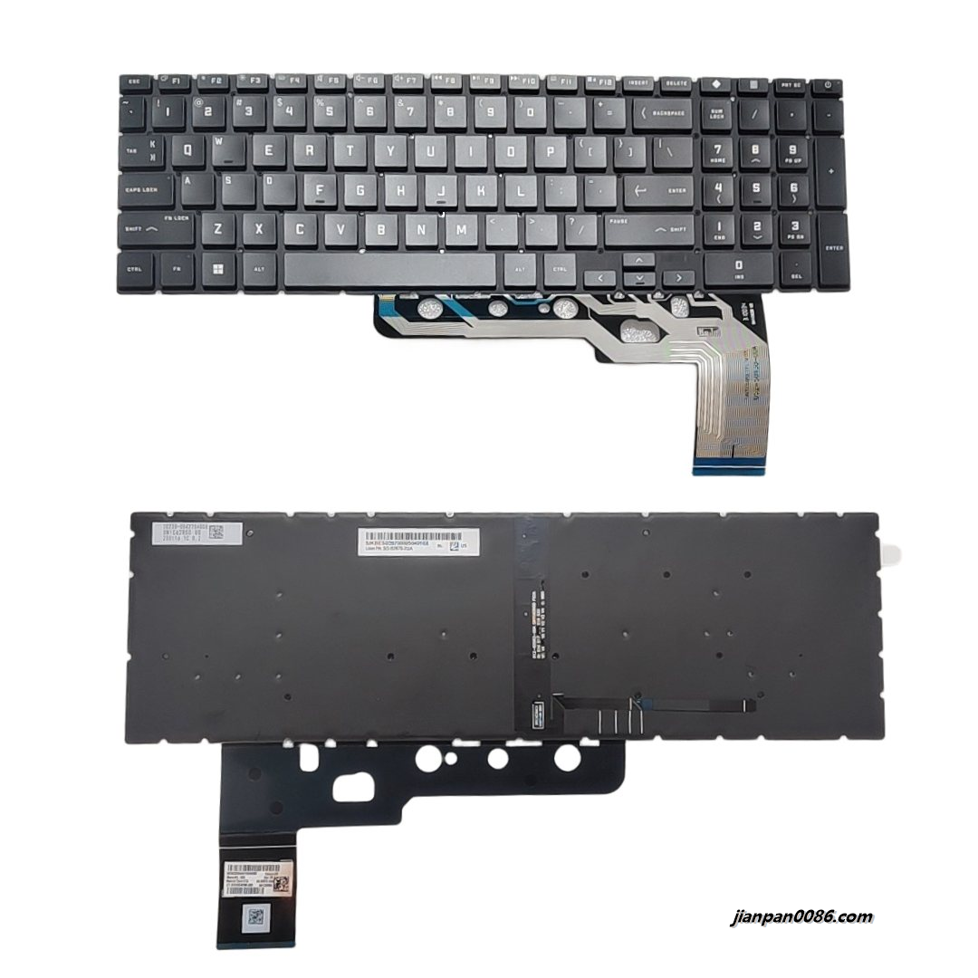 Picture of Original US Language For HP 17-DB New Black Backlit Laptop Keyboard SG-B2870-XUA SN1C62B50 C216