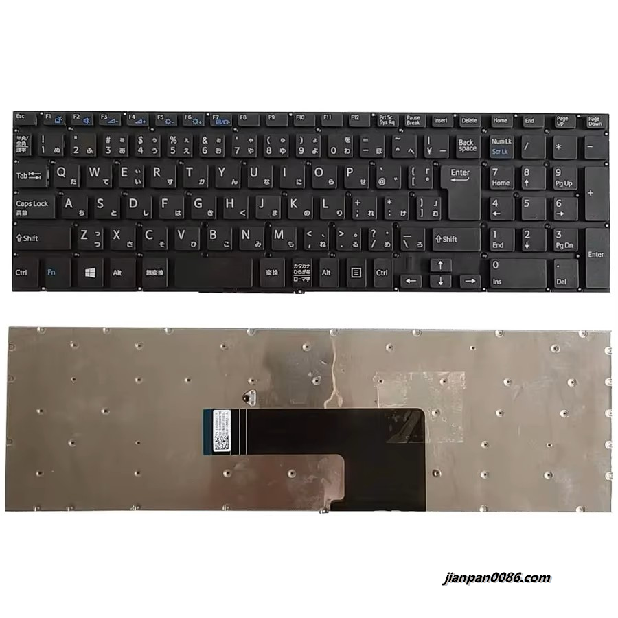 Picture of Original New Japanese Language For Sony VAIO SVF15 SVF151 SVF152 Black Laptop Keyboard V141706AJ1JA 24PTDH5903 SVF153