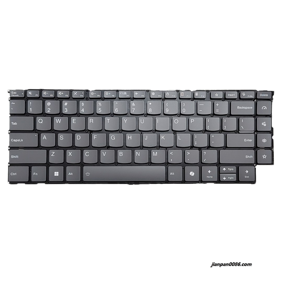 Picture of Oraginal AI New US For Lenovo Yoga 9 14 Grey Backlit Laptop Keyboard SG-B5830-XUA SN21M77455 C225