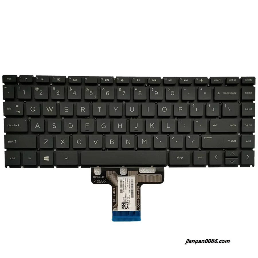 Picture of Oraginal New US Language For HP 14-CE 14-CC 14-CF 14-CR 14-DK Black Laptop Keyboard SG-99561-XUA  SN61773 40P9657E567