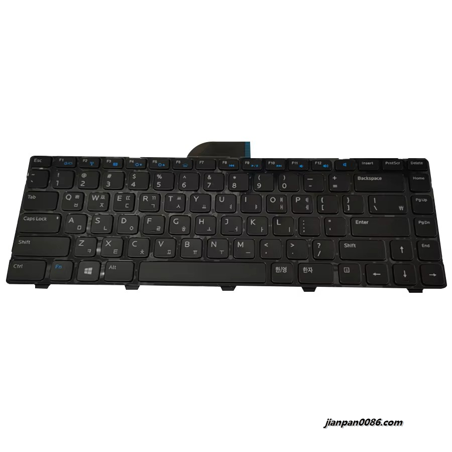 Picture of Oraginal New Korean Language For Dell 3421 Laptop Blacklit Keyboard 0PFR9X NSK-L80BW
