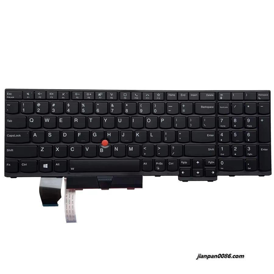 Picture of Oraginal New US Language For Lenovo ThinkPad L15 Backlit Laptop Keyboard SN20W68001-B19259E