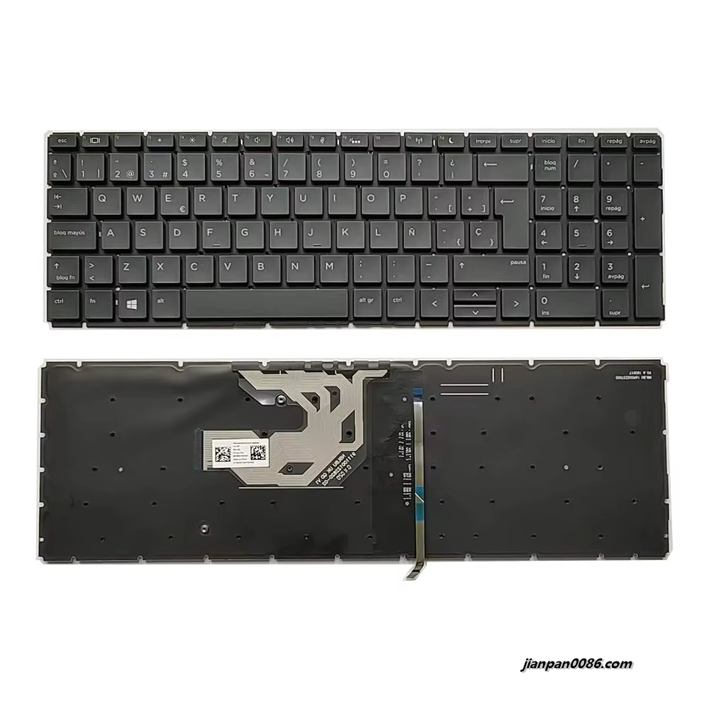 Picture of Original New Hungry Language For HP ProBook 450 G6 455 G6 455R G6 Backlit Black Laptop Keyboard 2B-BBU24Q100 X8K-HUNG TDH5523