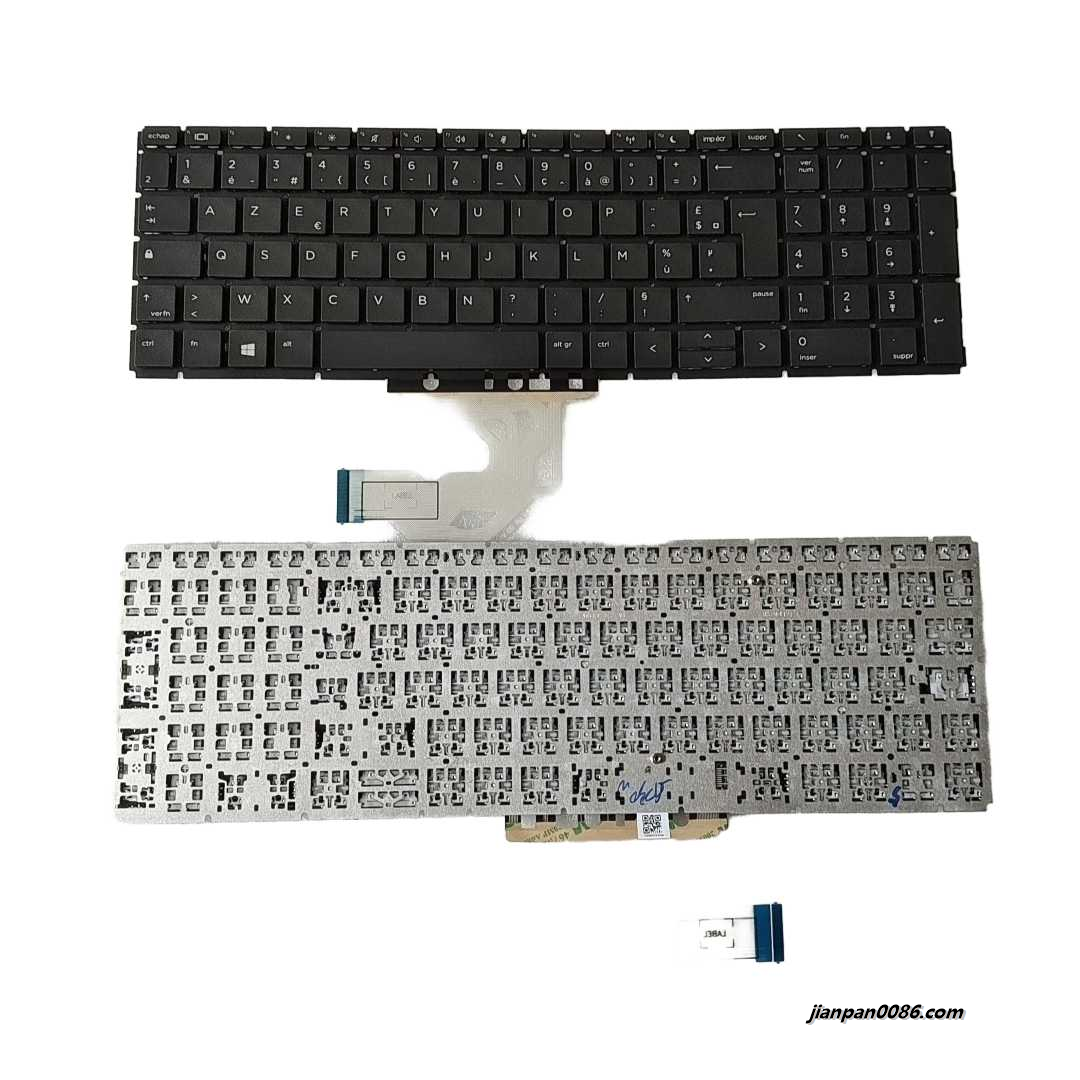 Picture of Original New French Language For HP ProBook 450 G6 455 G6 455R G6 Backlit Black Laptop Keyboard D549