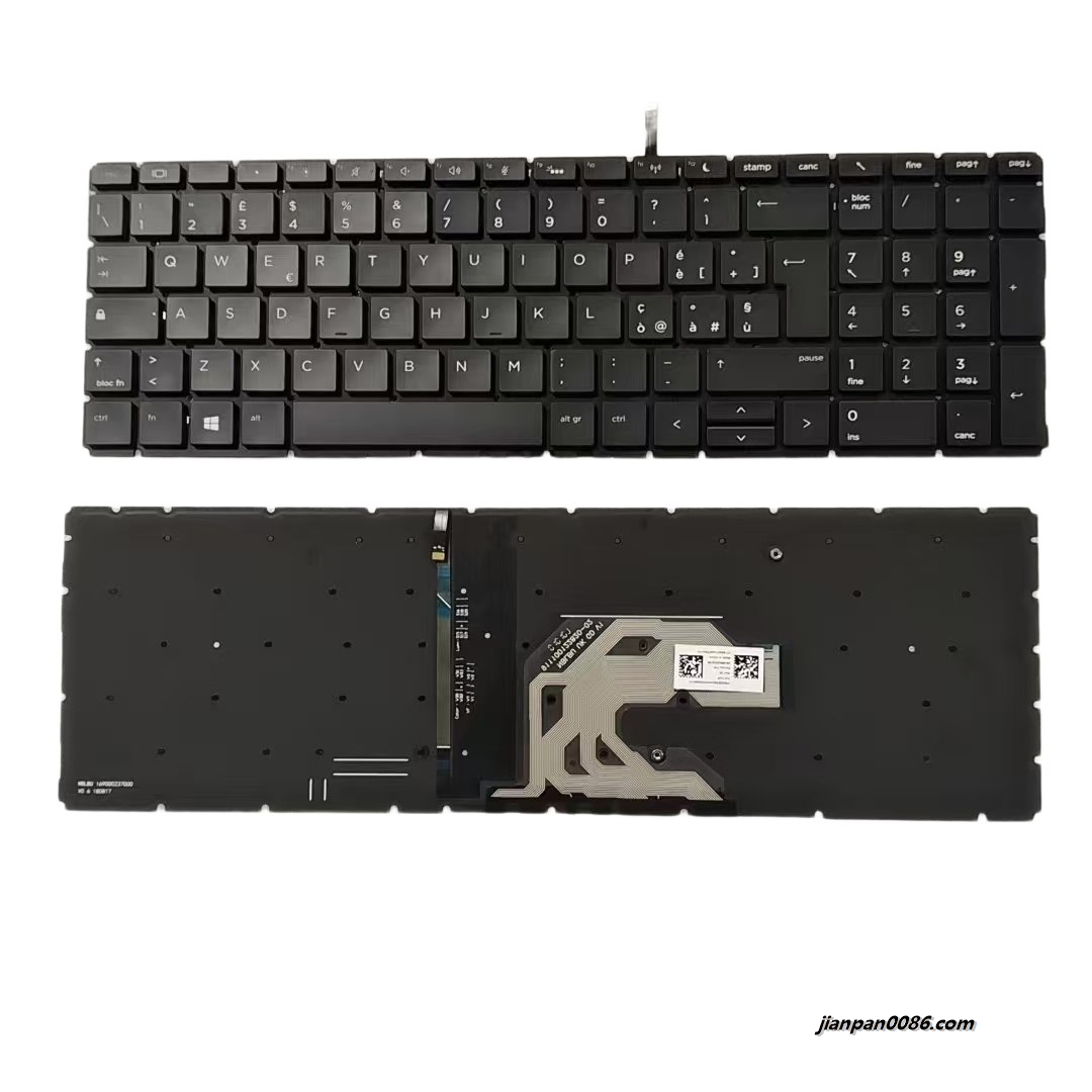 Picture of Original New Italy Language For HP ProBook 450 G6 455 G6 455R G6 Backlit Black Laptop Keyboard F032