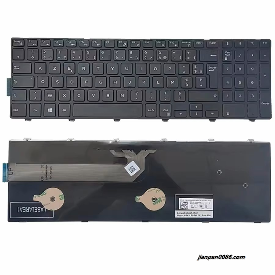 Picture of ​Original New CanadaF Language For Dell 15 3000 5000 3553 5577 7559 5557 3567 3562 3568 Black Laptop Keyboard SN7234