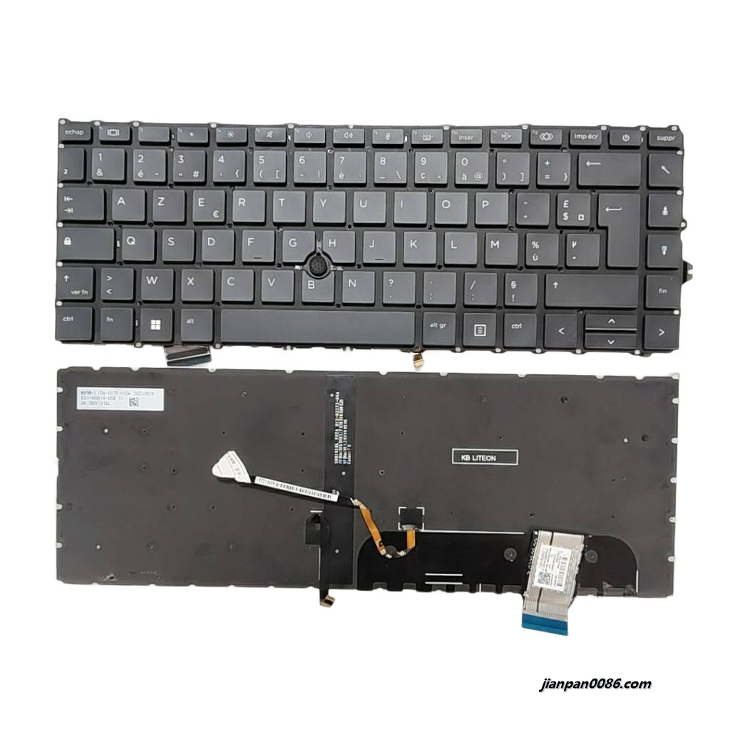 Picture of Original New Italy Language For HP 840 G7 Laptop Backlit Keyboard SG-A2140-2IA SN9191BL2 C144