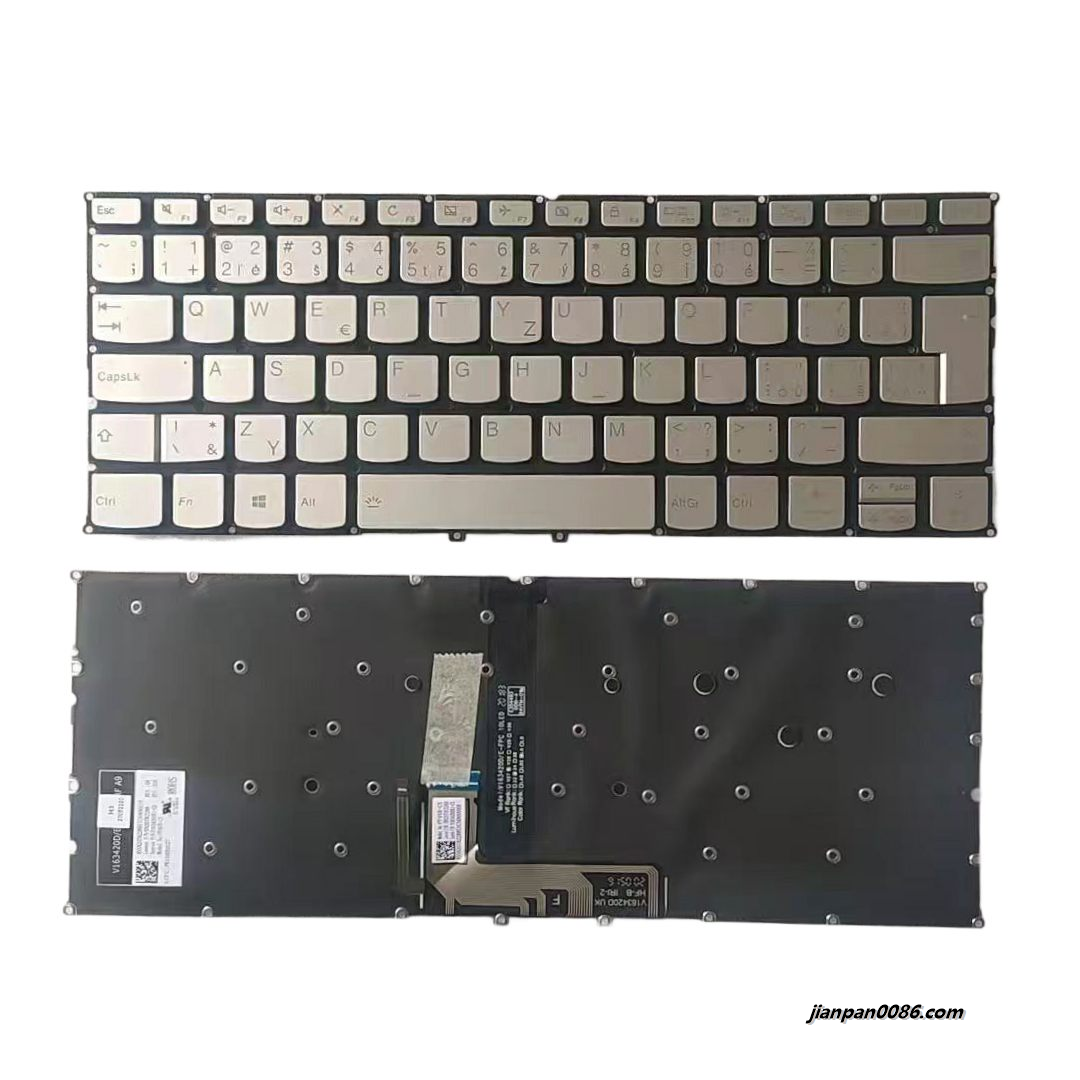 Picture of Original New Backlit Czech Layout For Lenovo C940-14 Laptop Keyboard 16956 V163420EK1-CS PK131ED1C27 55PTDH5487